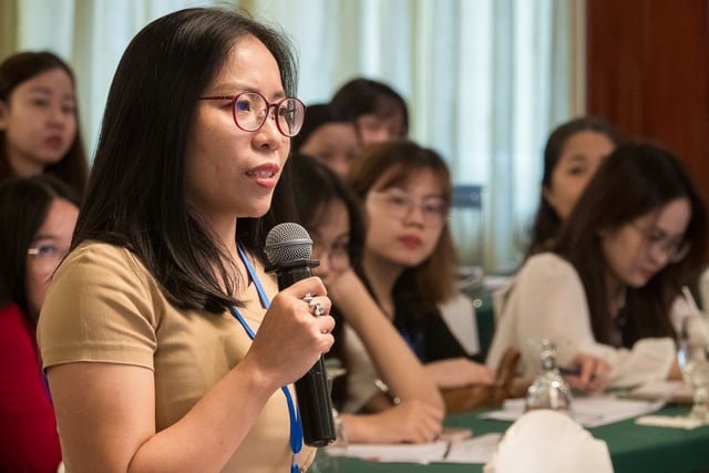 Sinh viên sư phạm nhiều nỗi lo khi đưa tiếng Anh thành ngôn ngữ thứ hai - Ảnh 2.