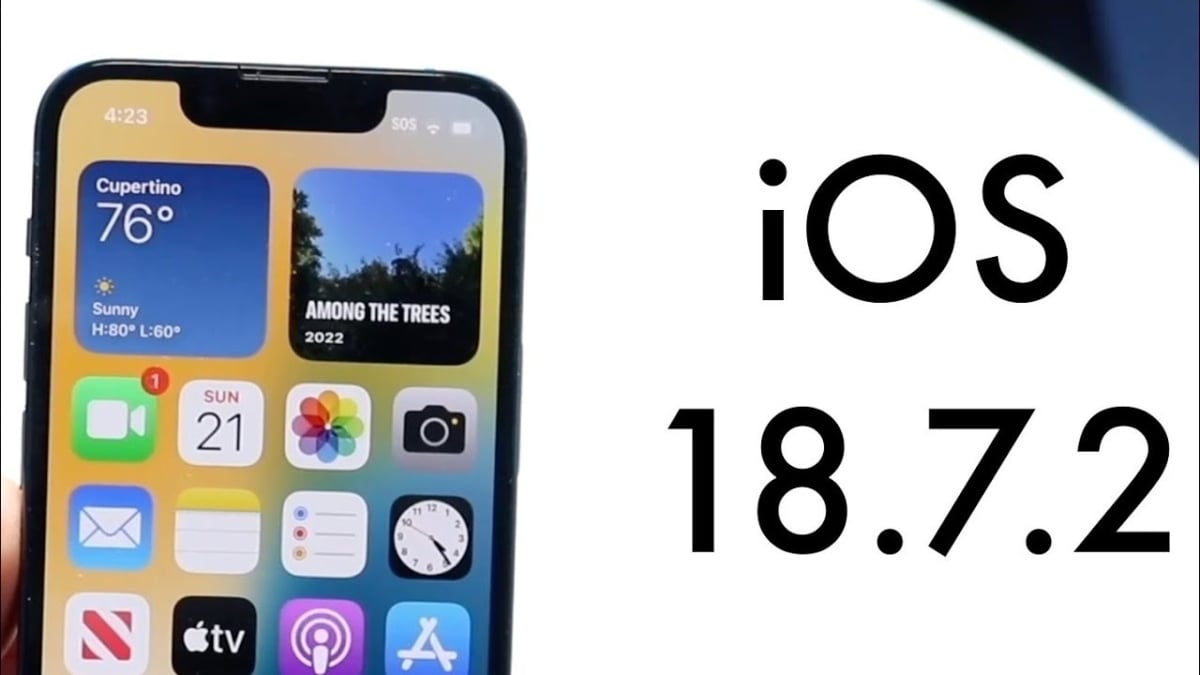 Apple tung bản iOS 18.7.2 dành cho iPhone chưa nâng cấp lên iOS 26