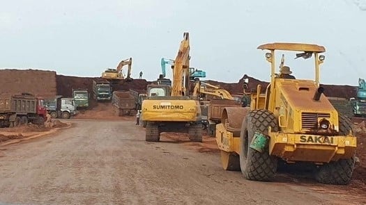 Dự án Sân bay Long Thành cũng đang băng băng về đích. Ảnh: Minh Khôi.  