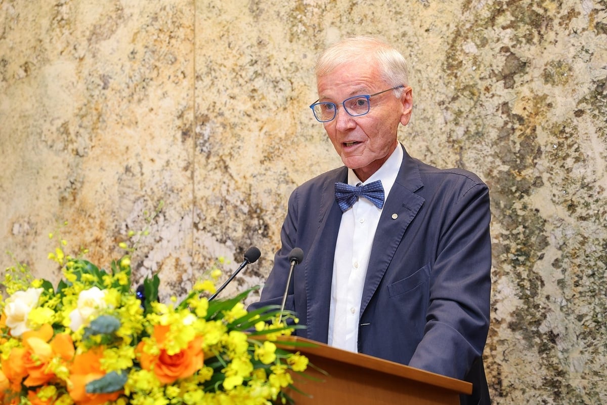 Ông Stefan Messer – Chủ tịch Hội đồng Giám sát Messer: Đây là cơ hội lớn để ngành công nghiệp Việt Nam giảm phát thải carbon thông qua việc sử dụng khí công nghiệp phát thải thấp. Ảnh: Petrovietnam.