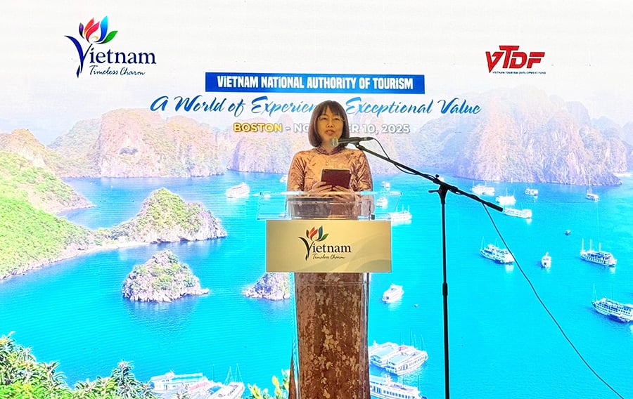 Cục DLQGVN giới thiệu du lịch Việt Nam tại Boston, kết nối điểm đến trong kỷ nguyên AI - Ảnh 1.