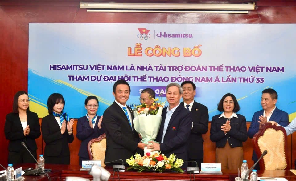 Hisamitsu វៀតណាមអមដំណើរគណៈប្រតិភូកីឡាវៀតណាមឆ្ពោះទៅស៊ីហ្គេមលើកទី៣៣ - រូបថត ១