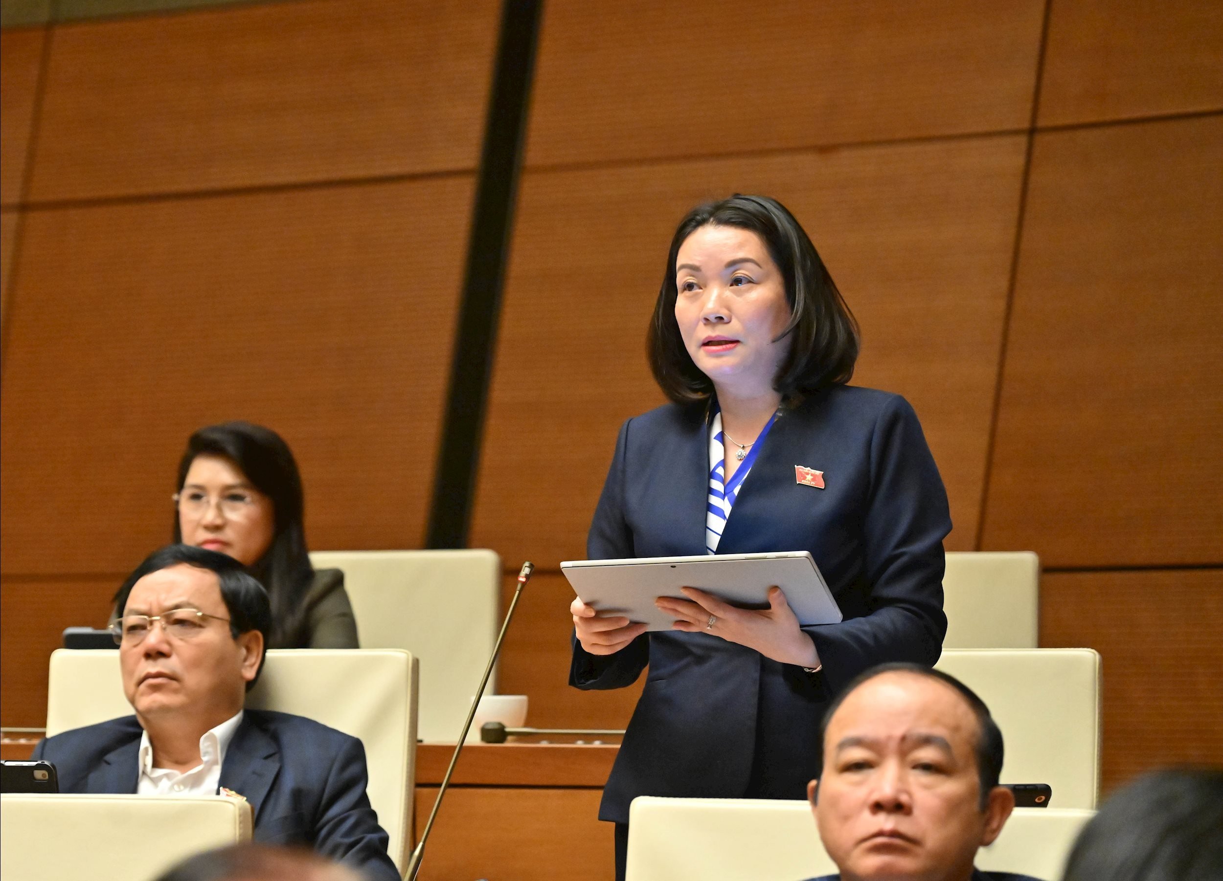 Afgevaardigde van de Nationale Vergadering Nguyen Minh Tam (Quang Tri)VQK_0189