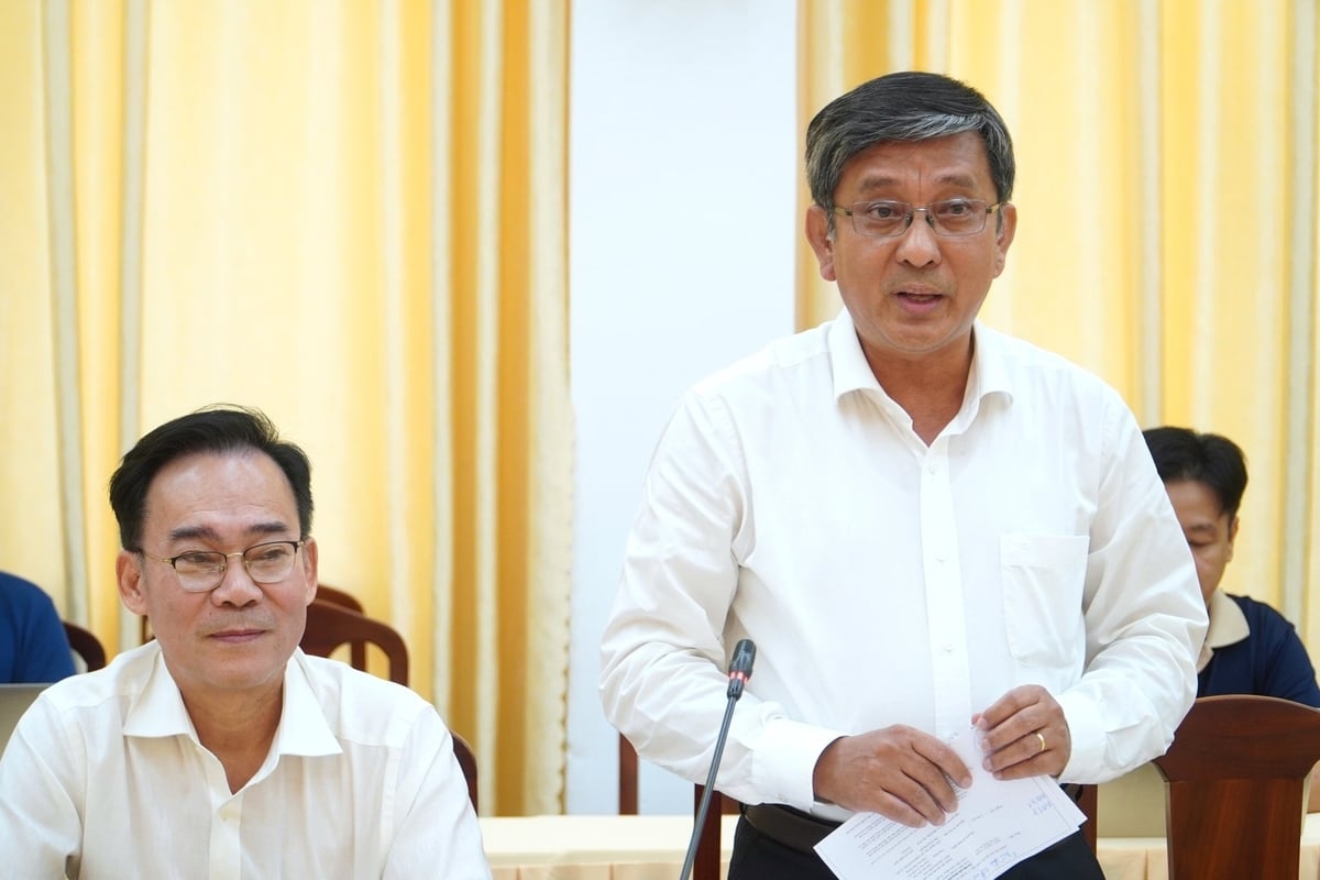 PGS.TS Trần Trung Tính - Hiệu trưởng Đại học Cần Thơ mong muốn TP Cần Thơ 'đặt hàng' các chương trình nghiên cứu khoa học quy mô lớn. Ảnh: Kim Anh.