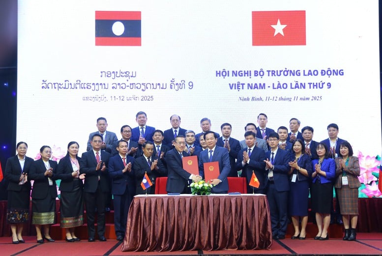 Việt Nam và Lào ký hợp tác trong lĩnh vực lao động và người có công- Ảnh 2.