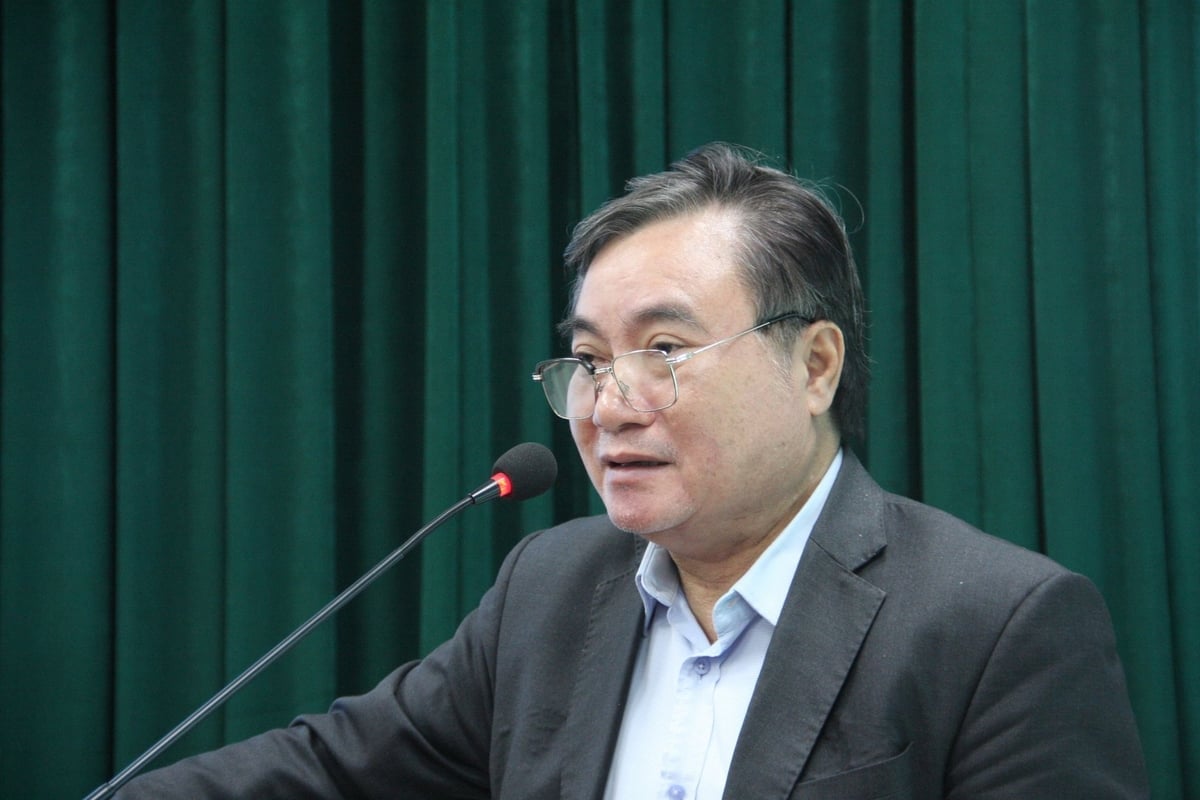 Theo PGS.TS Phạm Quang Thao - Phó Chủ tịch Liên hiệp các Hội Khoa học và Kỹ thuật Việt Nam, biến đổi khí hậu đang diễn ra mạnh mẽ trên toàn cầu. Ảnh: Mai Đan.