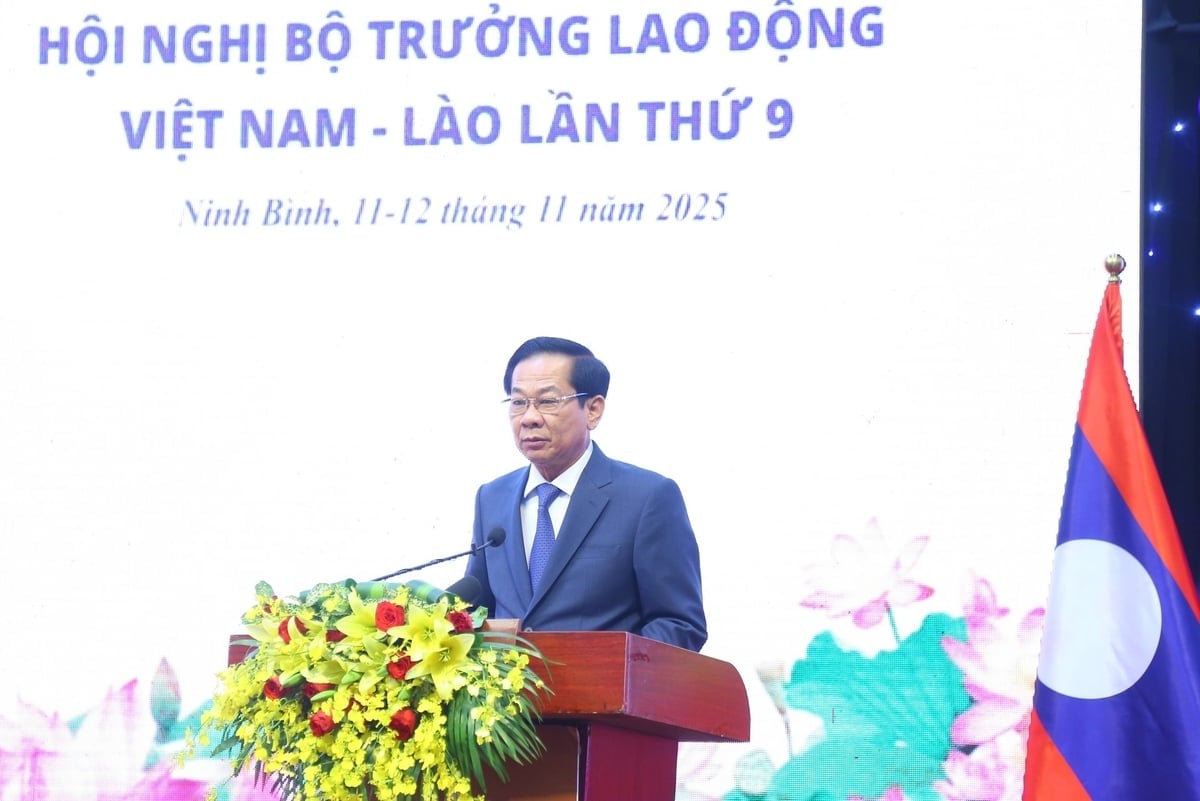 Bộ trưởng Bộ Nội vụ Đỗ Thanh Bình phát biểu tại Hội nghị. Ảnh: Bộ Nội vụ.