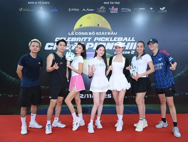 Celebrity Pickleball Tournament រដូវកាលទី 2៖ សន្យាថានឹងកាន់តែធំ និងកាន់តែផ្ទុះ - រូបថត 2 ។ Giải pickleball người nổi tiếng mùa 2: Hứa hẹn quy mô, bùng nổ hơn- Ảnh 2.