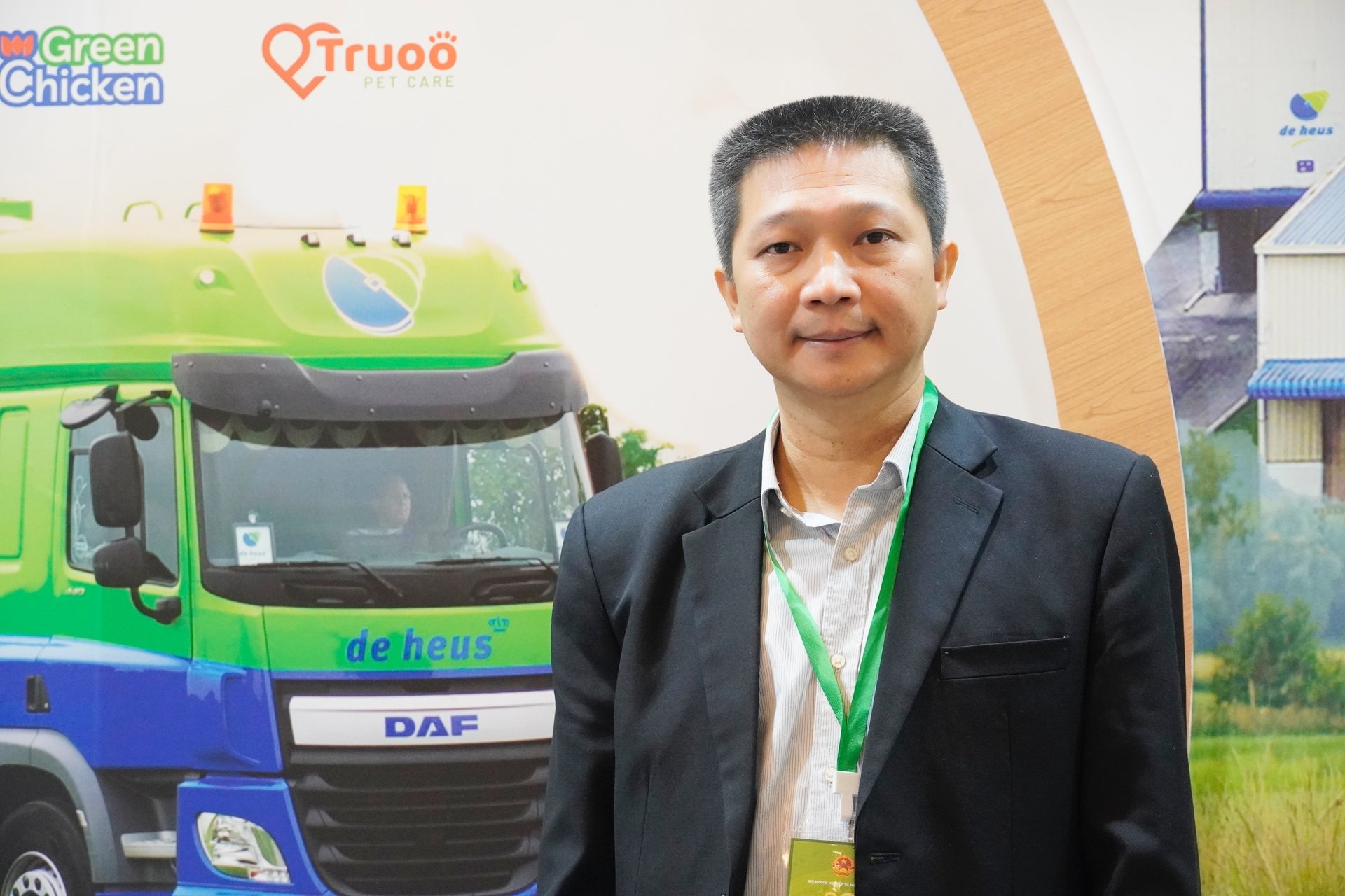 Ông Nguyễn Quang Hiếu, Giám đốc Đối ngoại Tập đoàn De Heus tại Việt Nam ấn tượng với tốc độ tăng trưởng của ngành Nông nghiệp Việt Nam. Ảnh: Hồng Thắm.