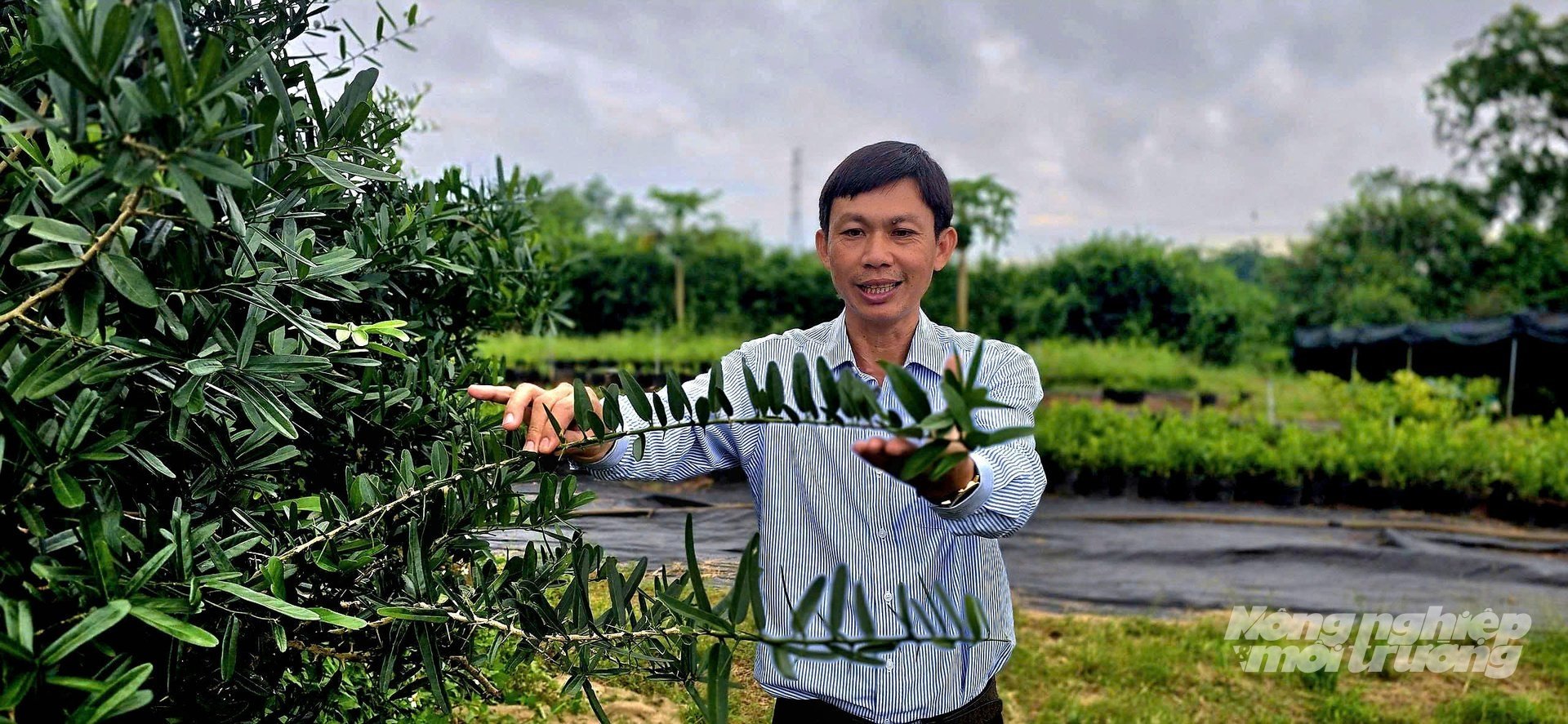 Anh Nguyễn Văn Khôn đã viết nên câu chuyện đáng tự hào của nông dân thời kỳ mới. Ảnh: Minh Sáng.