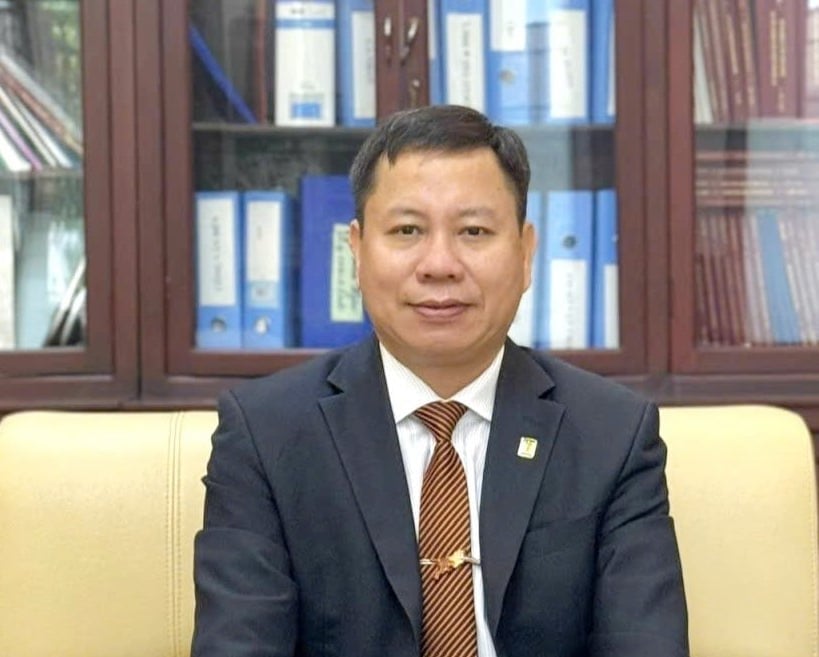 PGS.TS Trần Thanh Đức - Hiệu trưởng Trường Đại học Nông lâm (Đại học Huế). Ảnh: Văn Dinh.