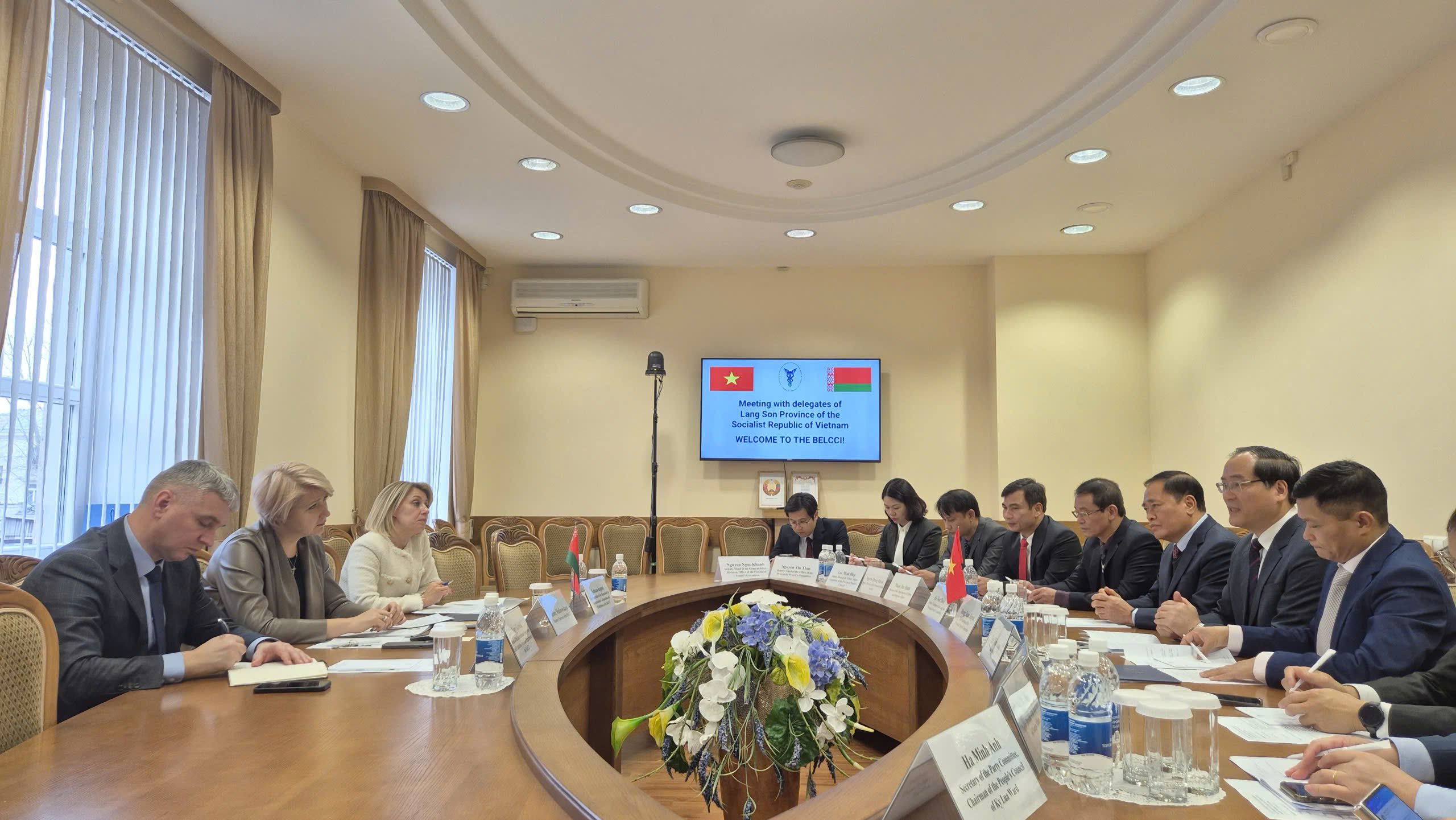 Đoàn đại biểu tỉnh Lạng Sơn thăm và làm việc tại Cộng hoà Belarus