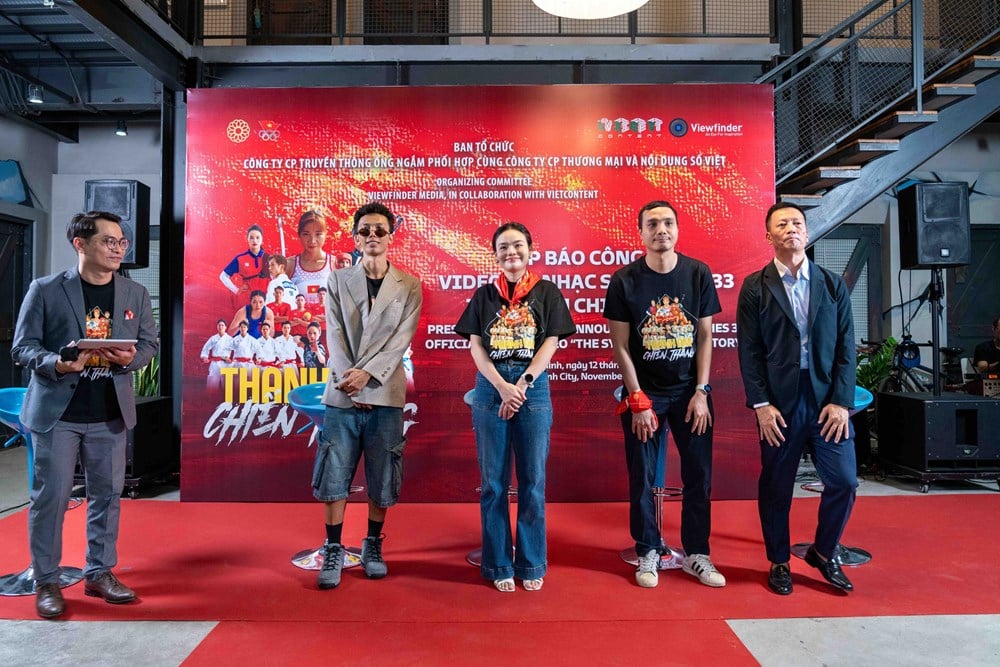 សម្ពោធ MV «សំឡេង​ជ័យ​ជំនះ» ដើម្បី​លើក​ទឹក​ចិត្ត​កីឡា​វៀត​ណាម​ចូល​រួម​ស៊ីហ្គេម ៣៣ - រូបថត ១