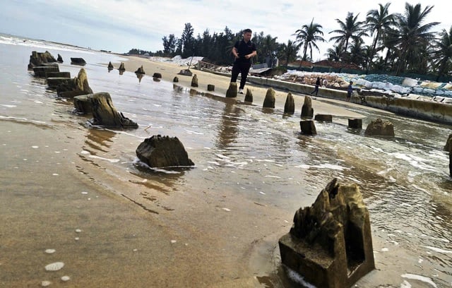 Tàu cổ phát lộ ở bờ biển Hội An: Cảng vụ Hàng hải Đà Nẵng lên tiếng- Ảnh 3.