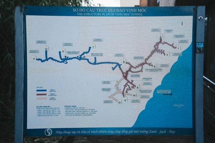 ផ្លូវរូងក្រោមដី Vinh Moc ដូចភ្នំភ្លើង - ២