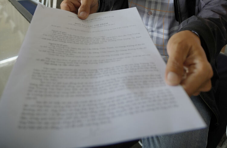 Trả lời đơn tố giác tội phạm của ông Ngô Tiến Dũng