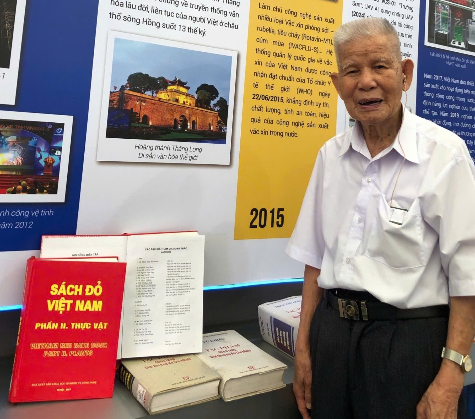 Profesor Dr. Dang Huy Huynh je jedním z prvních lidí, kteří sestavili soubor knih o fauně, flóře, červených knihách a červených seznamech Vietnamu. Foto: Poskytla postava.