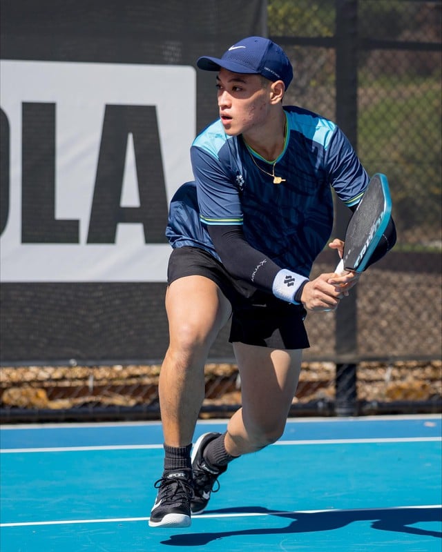 Màn lội ngược dòng khó tin của Trương Vinh Hiển ở pickleball PPA Tour Úc - Ảnh 1.