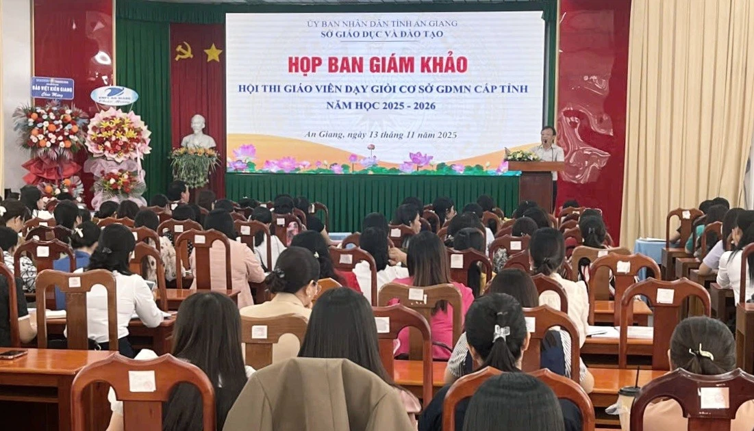 Gần 490 giáo viên mầm non An Giang tham gia Hội thi giáo viên dạy giỏi cấp tỉnh