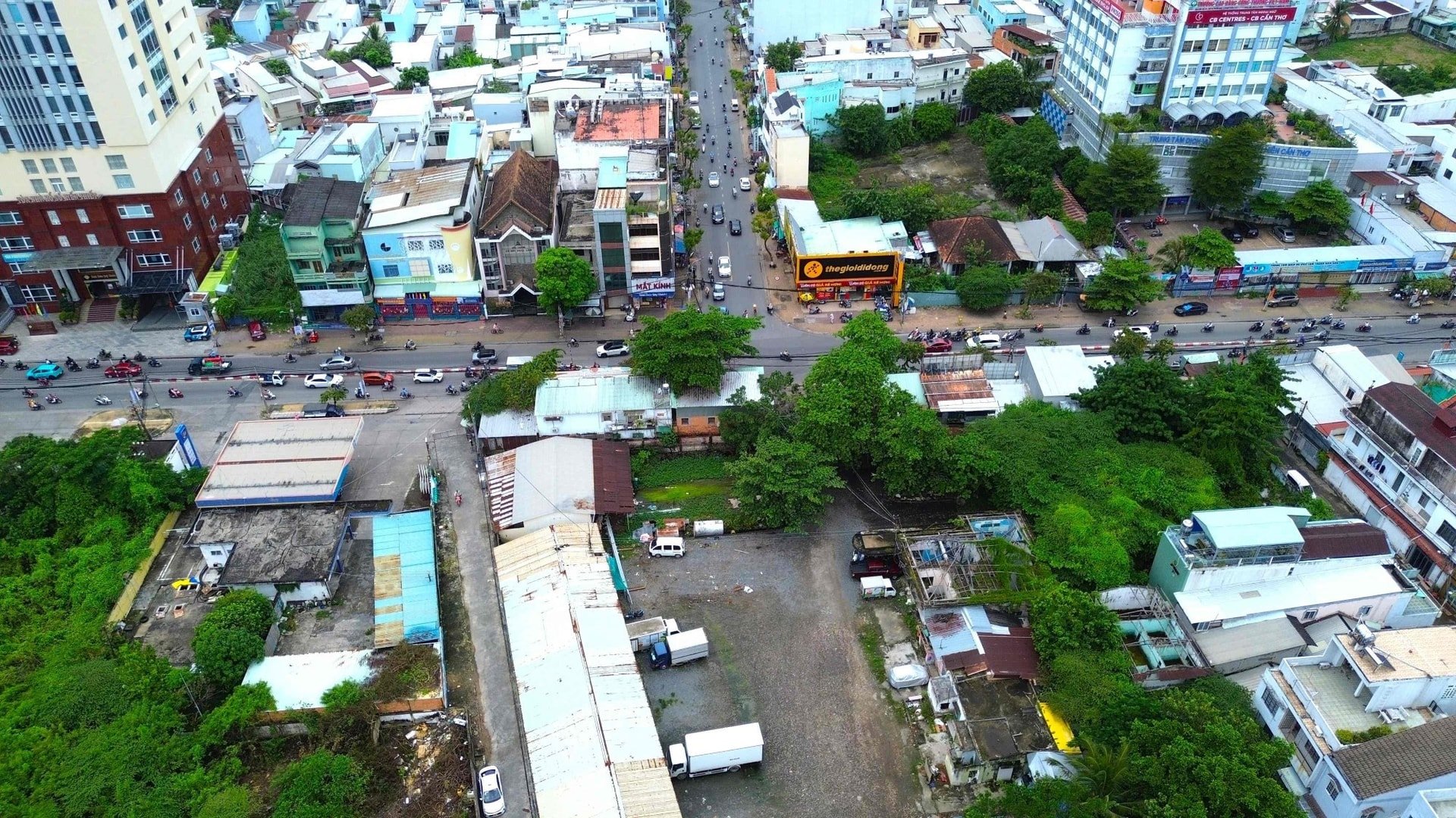 Un tramo de la Carretera Nacional 91 en Can Tho hoy.