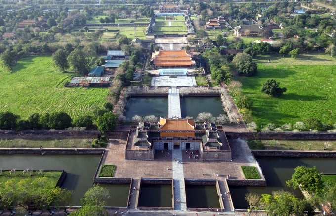 Toàn cảnh công trình kiến trúc cổ Hoàng thành Huế