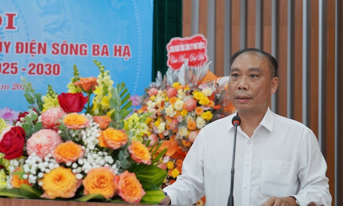 Ông Vũ Hữu Phúc, Bí thư Đảng ủy, Chủ tịch Hội đồng quản trị Sông Ba Hạ. Ảnh: HT.