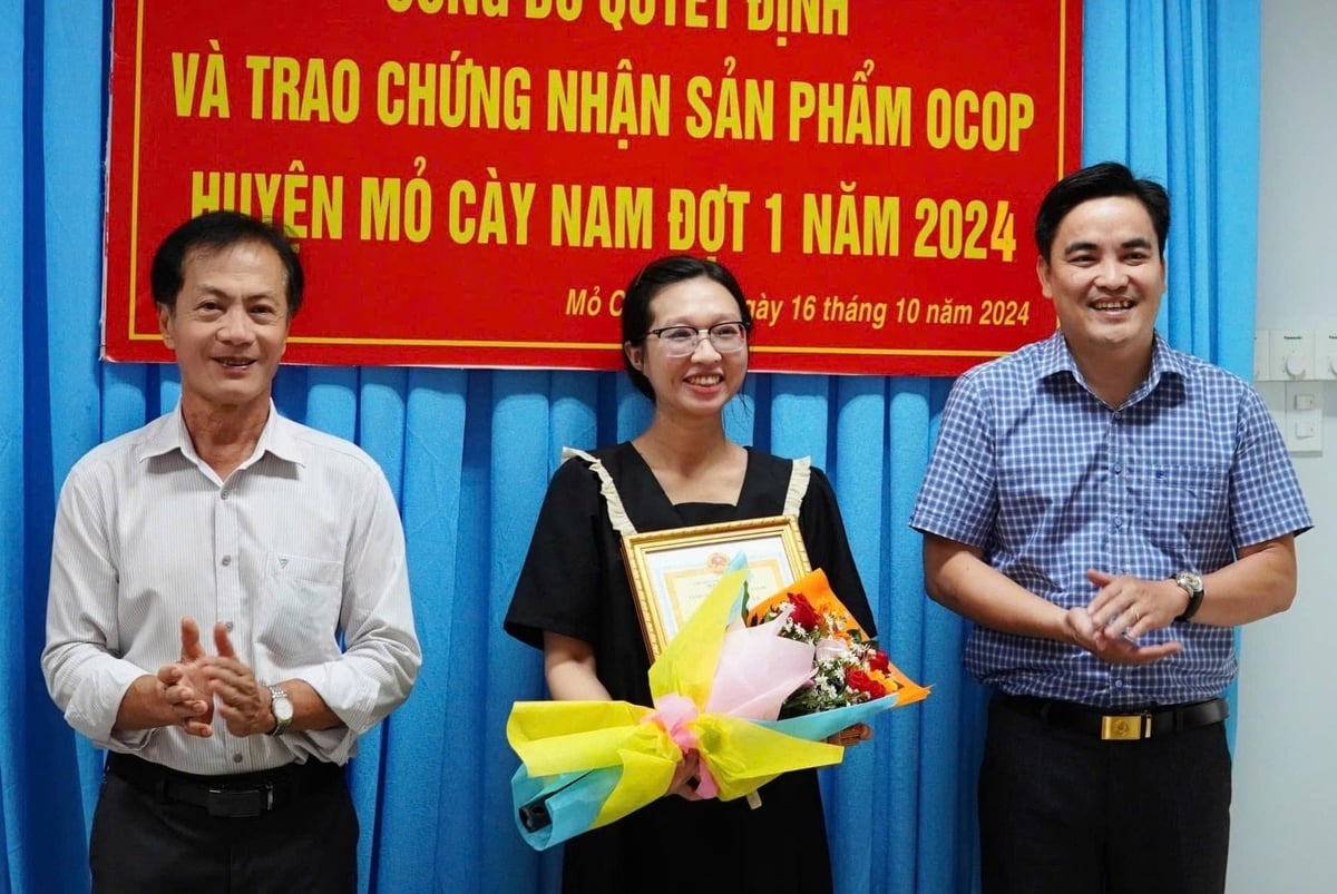 Sản phẩm của Cocohand được công nhận OCOP 3 sao. Ảnh: Minh Đảm.