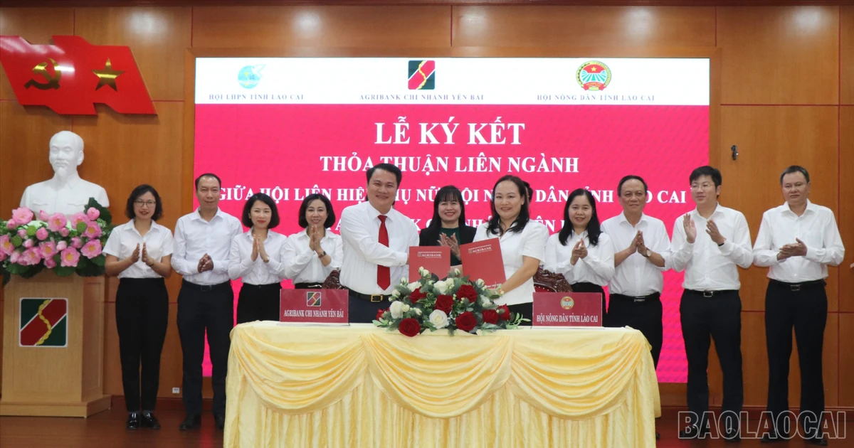 Agribank Chi nhánh Yên Bái ký thỏa thuận liên ngành thực hiện chính sách tín dụng phục vụ phát triển nông nghiệp, nông thôn