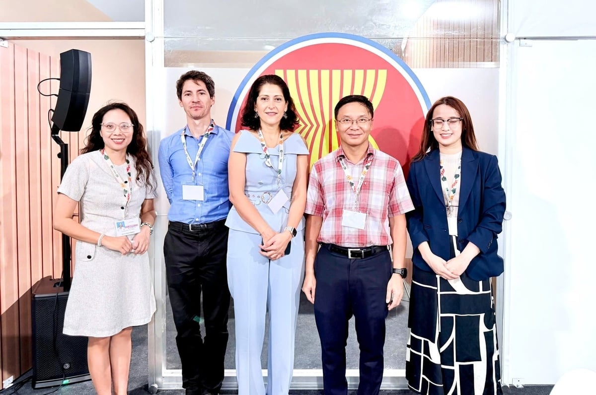 Đại diện UNIDO và Đoàn công tác Việt Nam tham gia buổi làm việc. Ảnh: Chu Hương. 