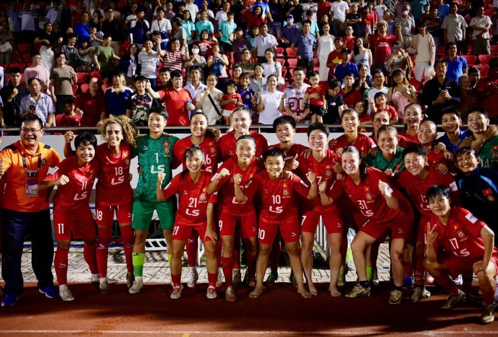 Clubul feminin din Ho Chi Minh City face un debut impresionant în Liga Campionilor feminină AFC