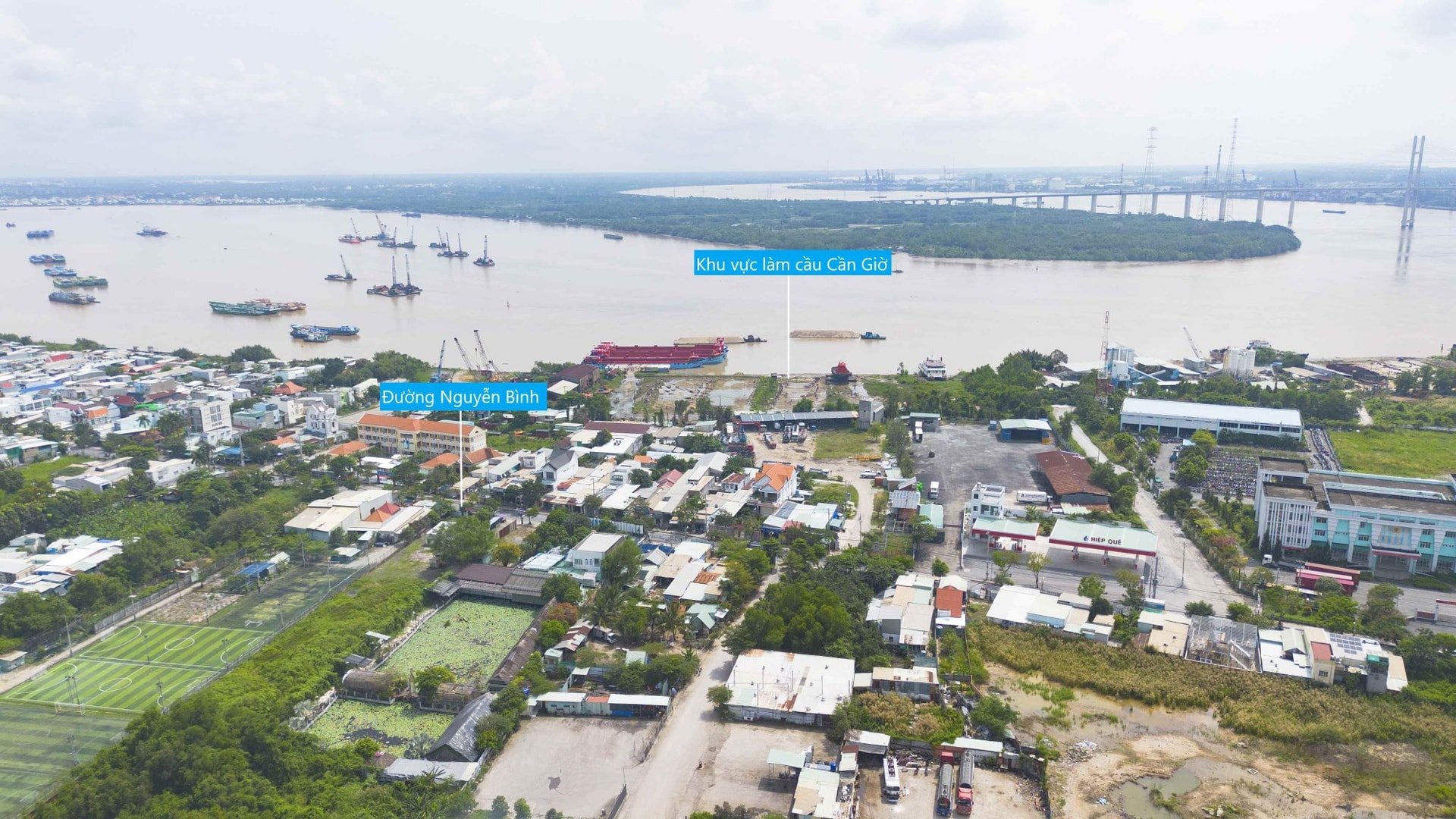 Jembatan Can Gio merupakan proyek penting untuk menggantikan rute feri Binh Khanh yang unik.