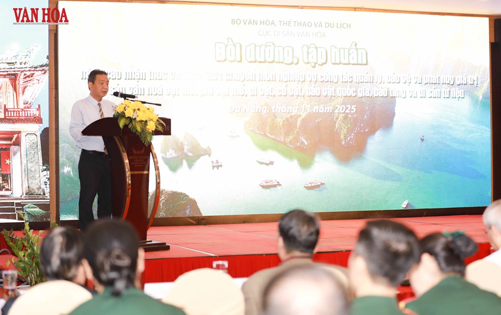 Tập huấn nâng cao năng lực bảo vệ và phát huy giá trị di sản văn hóa