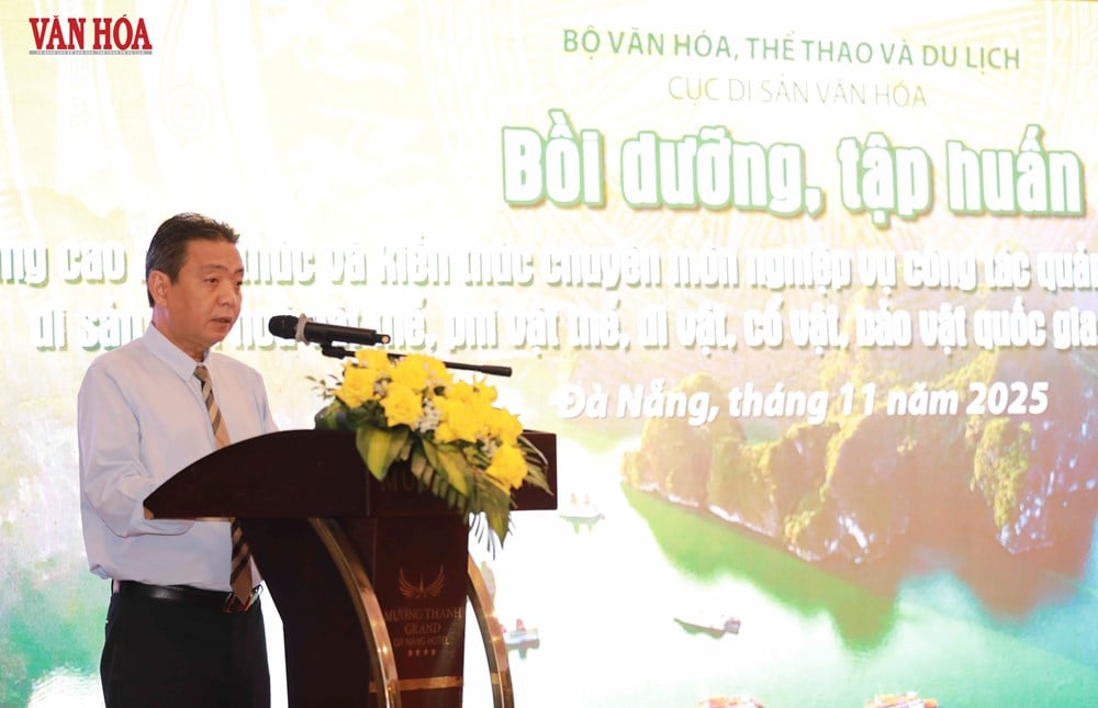 Tập huấn nâng cao năng lực bảo vệ và phát huy giá trị di sản văn hóa - ảnh 2