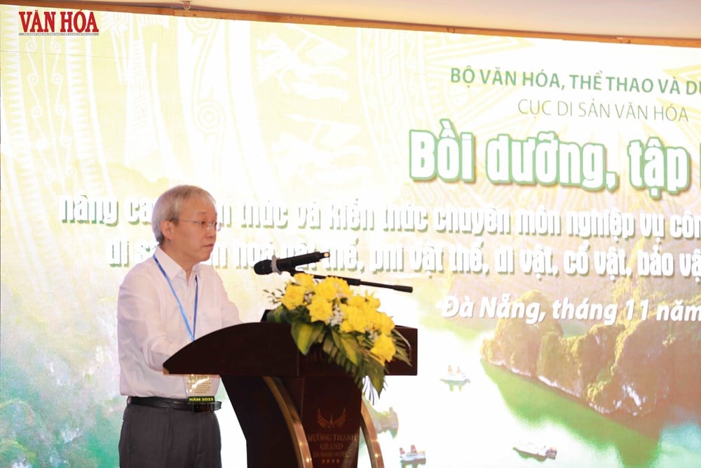 Tập huấn nâng cao năng lực bảo vệ và phát huy giá trị di sản văn hóa - ảnh 6