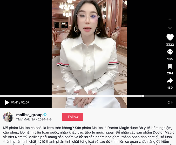 Bán mỹ phẩm vài triệu đồng một bộ, Mailisa từng liên tục thanh minh không phải 'kem trộn' - Ảnh 4.