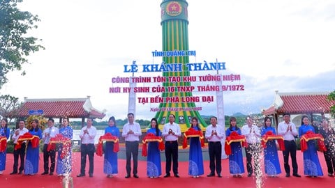 Quảng Trị: Khánh thành Di tích Bến phà II Long Đại