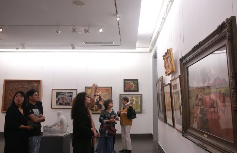 ງານວາງສະແດງ 150 ວຽກງານຂອງຄູອາຈານ ແລະ ນັກສຶກສາວິທະຍາໄລວິຈິດສິນອິນດູຈີນ - ວິທະຍາໄລວິຈິດສິນຫວຽດນາມ -0