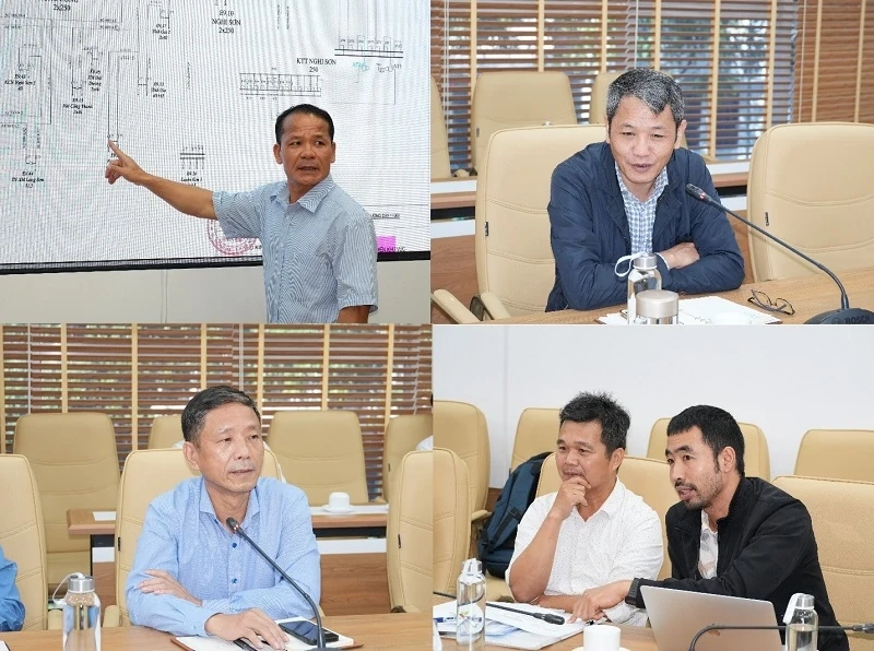 השלם בדחיפות את תרשים הכיבוי של הקו השלישי לאחר תחנת המשנה 220kV באזור הכלכלי נג'י סון.