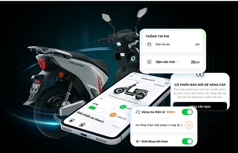 A motocicleta elétrica Yadea Voltguard U50 é potente e excepcional, com bateria de alta qualidade.