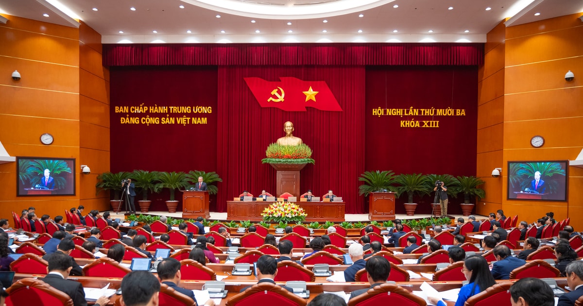 Kết luận của Ban Chấp hành Trung ương Đảng Khóa XIII về tiếp tục xây dựng, hoàn thiện tổ chức bộ máy của hệ thống chính trị trong thời gian tới