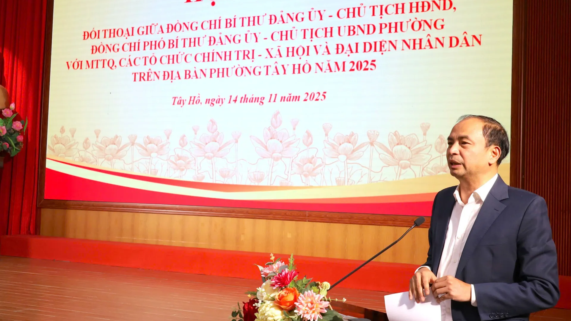 Phường Tây Hồ: Đối thoại trực tiếp giữa lãnh đạo cấp ủy, chính quyền với Nhân dân- Ảnh 1.