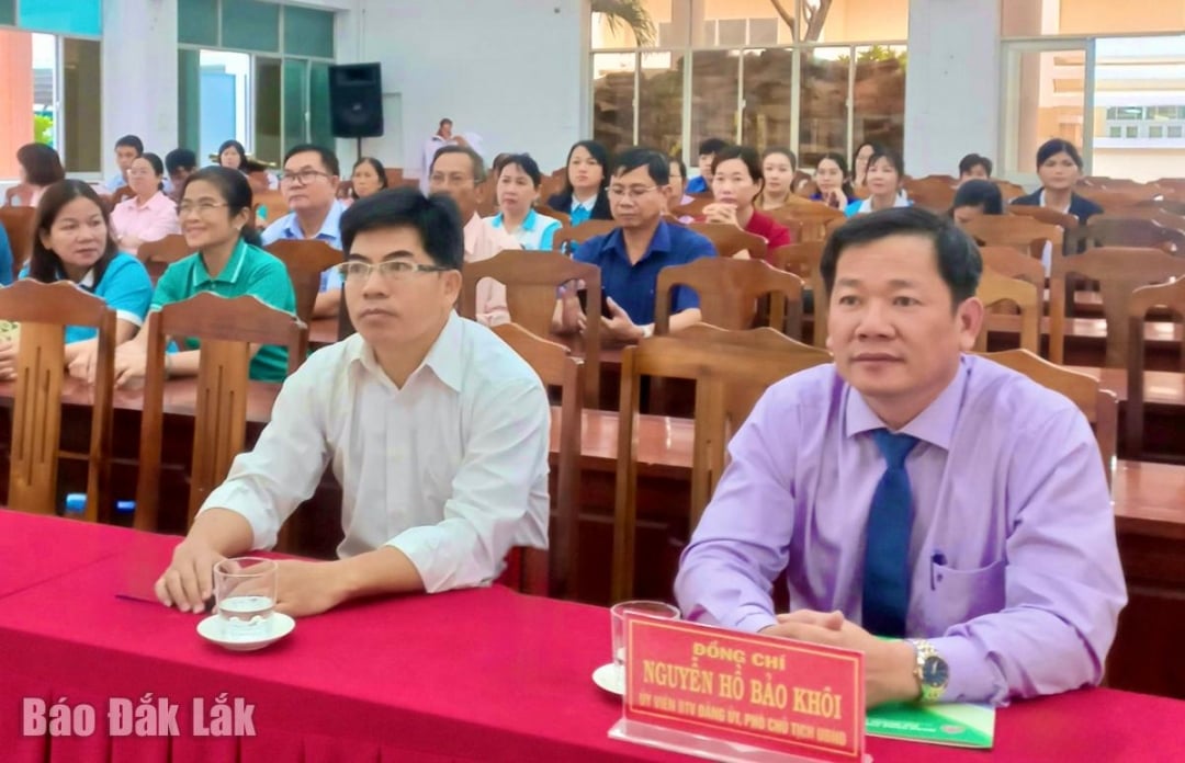 ប្រតិភូចូលរួមពិធីសម្ពោធ។ រូបថត៖ Thanh Phuong