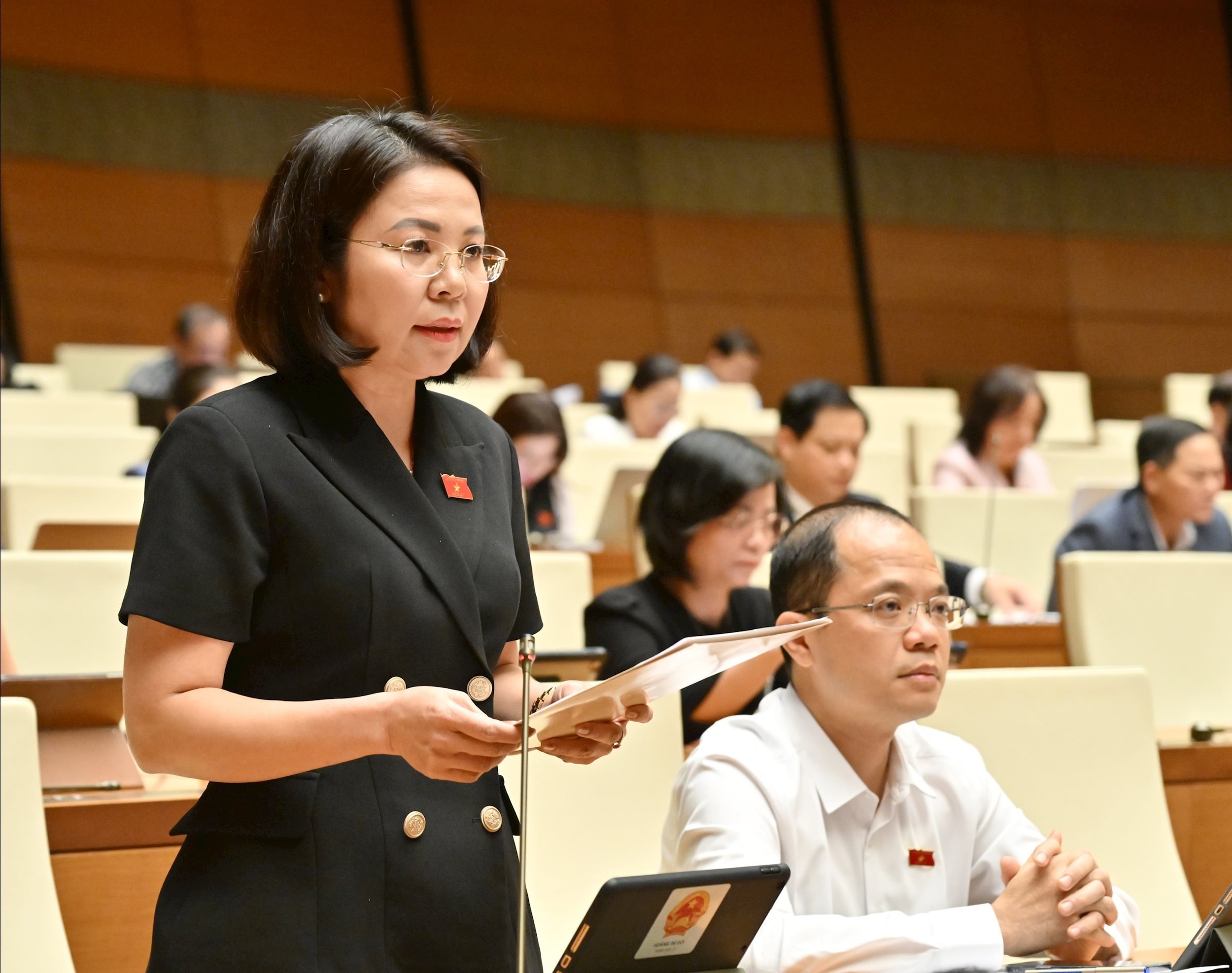 Nasjonalforsamlingsdelegat Hoang Thi Doi (Son La)