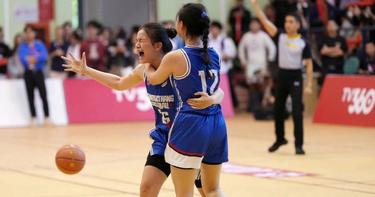 Đội bóng rổ nữ Trường ĐH Tôn Đức Thắng lần thứ 2 vô địch toàn quốc