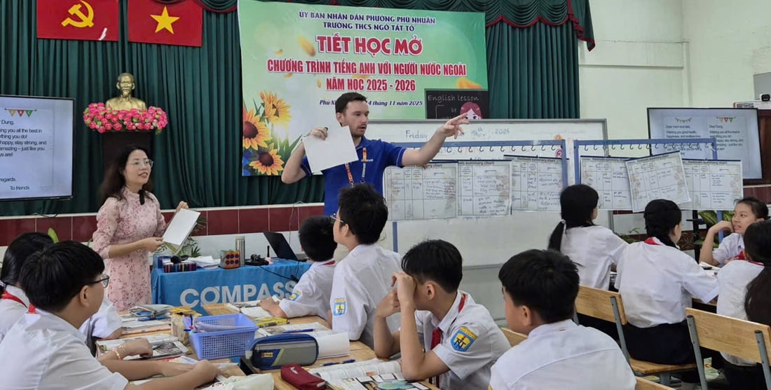 Tiết học mở, mời phụ huynh đến dự ở Trường THCS Ngô Tất Tố, TP.HCM - Ảnh 5.