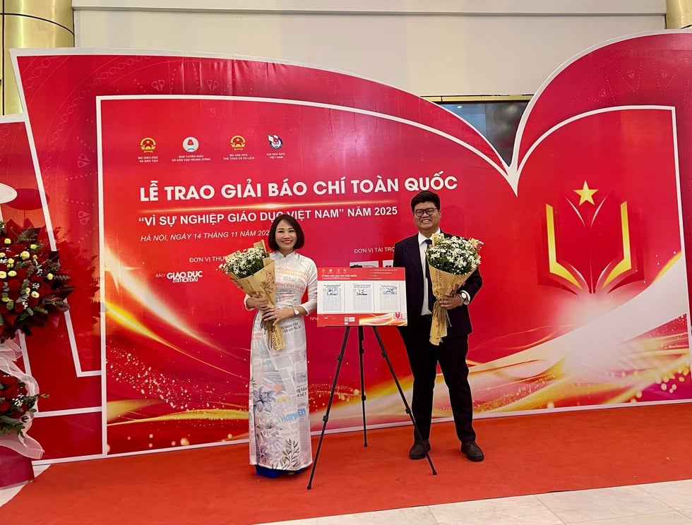 Báo Thanh Niên đạt giải ba trong giải Báo chí vì sự nghiệp giáo dục Việt Nam - Ảnh 4.