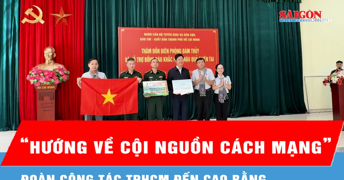 Đoàn công tác TPHCM thăm và tặng quà người dân có hoàn cảnh khó khăn, gia đình chính sách tại Cao Bằng