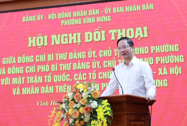 Phường Vĩnh Hưng: Đối thoại để gỡ khó, nâng cao hiệu quả- Ảnh 5.