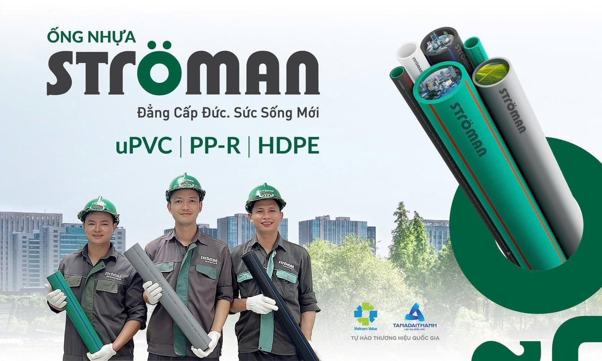 Mỗi loại ống nhựa Ströman từ uPVC, PP-R đến HDPE đều có công năng riêng biệt. Ảnh: Tân Á Đại Thành.