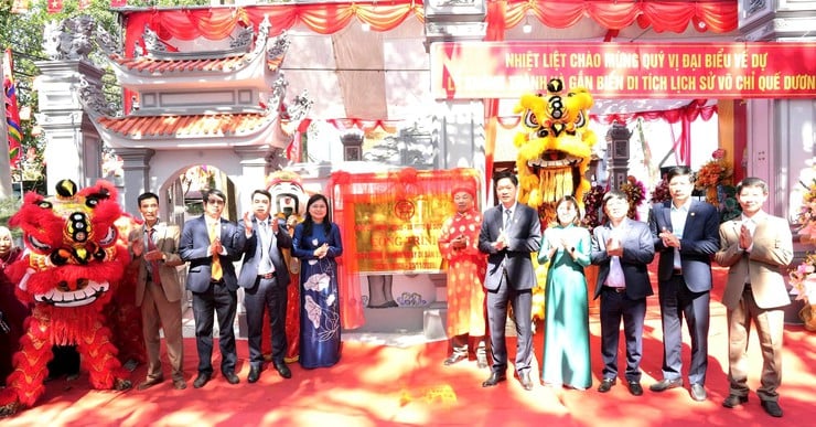 Duong Hoa: Preservando e promovendo o valor da relíquia das artes marciais de Que Duong - Foto 3. Dương Hòa: Bảo tồn và phát huy giá trị di tích Võ chỉ Quế Dương- Ảnh 3.